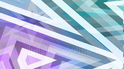 Canvas Print - Abstract glitch art background image.