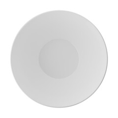 Aufkleber - white bowl isolated on alpha background 3D rendering