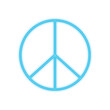 © tulpahn - peace sign neon icon