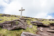 The eleventh cross on the West Side Pilgrim's Trail up Mount Brandon in County Kerry, Ireland