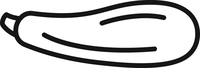 Poster - Marrow gmo icon outline vector. Dna food