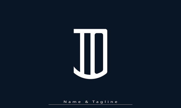 Alphabet letters Initials Monogram logo IO , OI