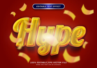Poster - Hype text style effect editable