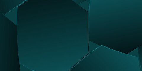 Wall Mural - Abstract blue green background