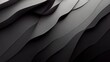 © Fortis Design - Black textures wallpaper. Abstract 4k background silk, smooth, waves  pattern. Modern clean minimal backdrop design. Black and white high definition.
