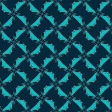 Abstract Blue,green Pattern. Geometric Art Decor Texture. Design For Decorating,background, Wallpaper, Illustration, Fabric, Clothing, Batik, Carpet, Embroidery.