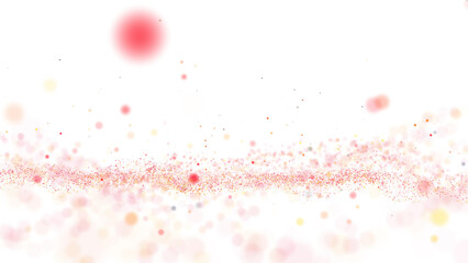 Wall Mural - Light red pink blue dust particle background..