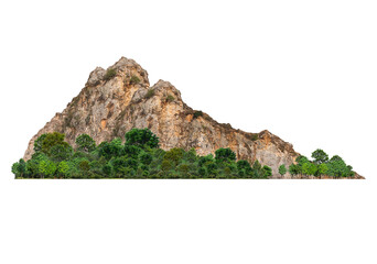 Wall Mural - mountain isolated transparency background...
