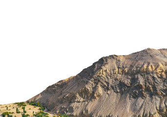 Wall Mural - mountain isolated transparency background...