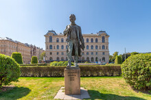 Antonin Dvorak Statue View In Prague City