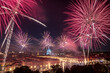 Turin (Torino) fireworks for San Giovanni