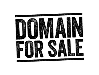 Poster - Domain for Sale text stamp, concept background