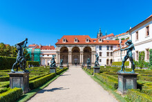 Prague, Czech Republic - August 16, 2022 :  Waldstein Garden View In Prague City
