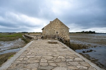 Canvas Print - Brittany, Ile d Arz in the Morbihan gulf