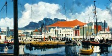 Landscape With The Harbour At The V  A Waterfront In C 