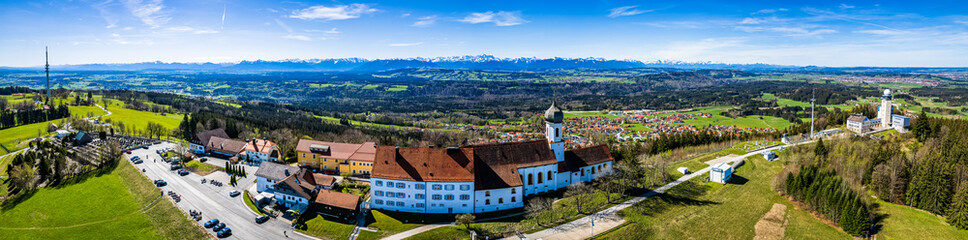 Wall Mural - view from the Hohenpeissenberg - bavaria