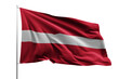 flag real realistic fabric flying wave shine country nation national pole hd transparent png LATVIA