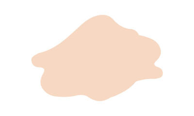 Wall Mural - peach blob abstract