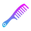 © Maan Icons - Hair Comb Glyph Gradient Icon