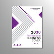 © No9 - creative geometric business cover design print template