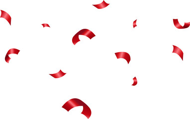 Christmas Red Confetti