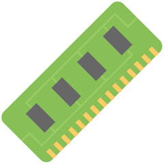 Ram Flat Colored Icon