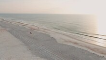 Florida Beach Ocean Aerial 4K 04