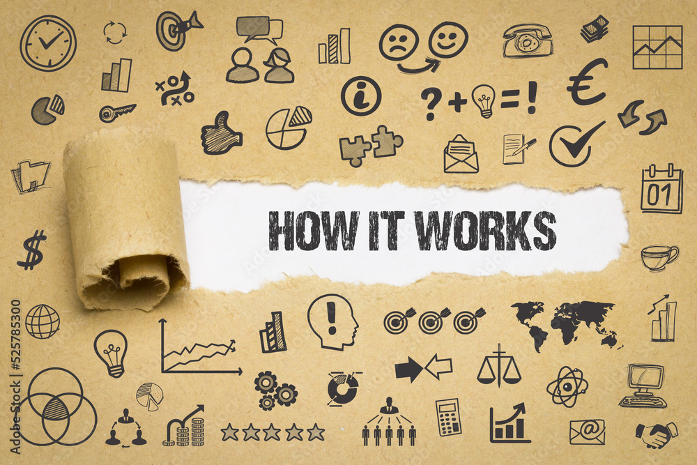 How Work Works how it works Stock Photo | Adobe Stock