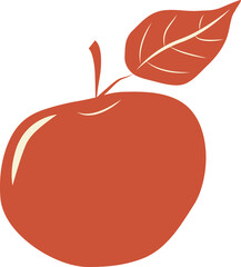 Wall Mural - Apple fruit icon