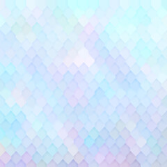 Wall Mural - Abstract iridescent tiled pattern - mermaid texture