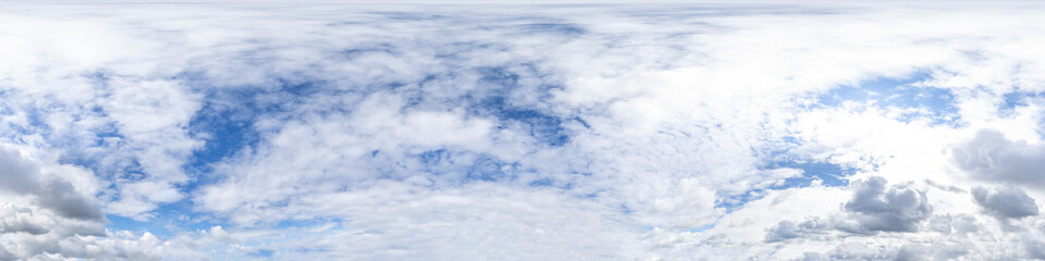 Wall Mural - sky hemisphere. dome photo of sky for your 360° vr photography or video