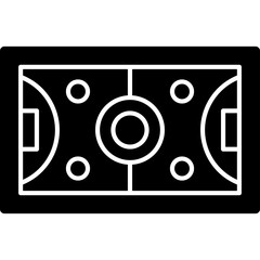 Sticker - Hockey Field Icon