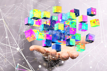 using cloud technology to send and receive files.