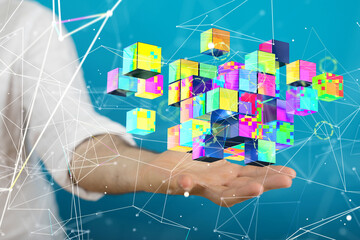 using cloud technology to send and receive files.