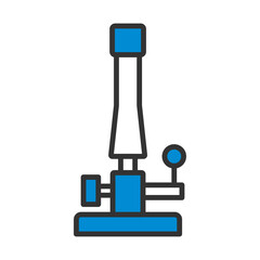 Canvas Print - Icon Of Chemistry Burner