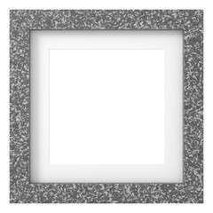 Poster - Modern frame. 3D square shape frame. 3D decoration.