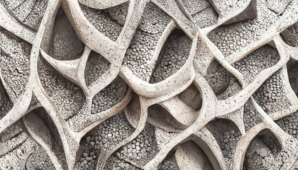 Poster - 3d render abstract texture background series design