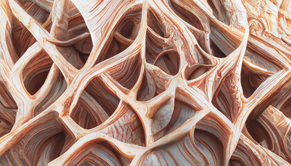 Poster - 3d render abstract texture background series design