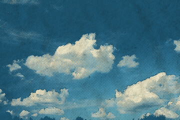 Wall Mural - retro sky pattern