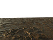 Muddy Foreground Floor with Perspective, Transparent Background PNG
