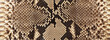 © domnitsky - Texture of brown snake skin. Leather surface with python skin texture.