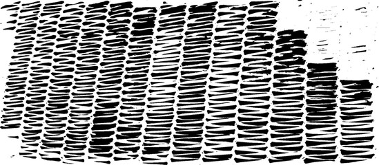 Wall Mural - Swirled and curled stripes and brush strokes texture. Marble or acrylic atrwork imitation. Cool and swirly background. Abstract vector illustration. Black isolated on white. EPS10