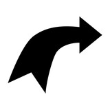 Fototapeta  - Right Arrow icon.