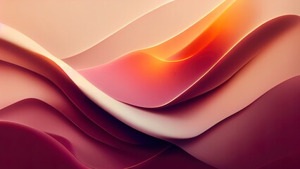 Wall Mural - Pastel pink and orange abstract texture. Modern fashion wallpaper. Geometrical abstract shapes. Elegant backdrop for web banner. 