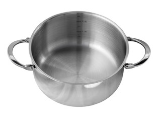 Canvas Print - Stainless steel cooking pot