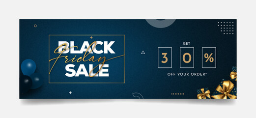 Wall Mural - creative banner for social media web ad for black Friday