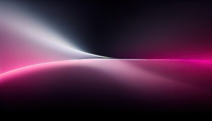 Wall Mural - Beam of white and purple light on black background. Light textures in space. Abstract technology futuristic wallpaper. Lines of puprle color creating a volumetric shape. High quality wallpaper.