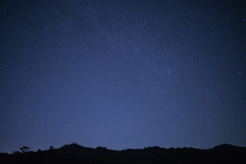 milky way with star night galaxy background thailand