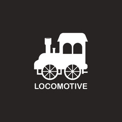 Sticker - train icon vector