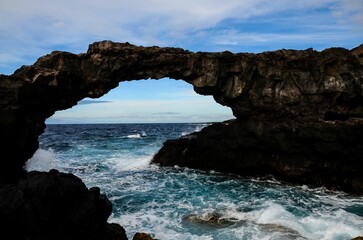 Natural Stone Arch , digital photo image